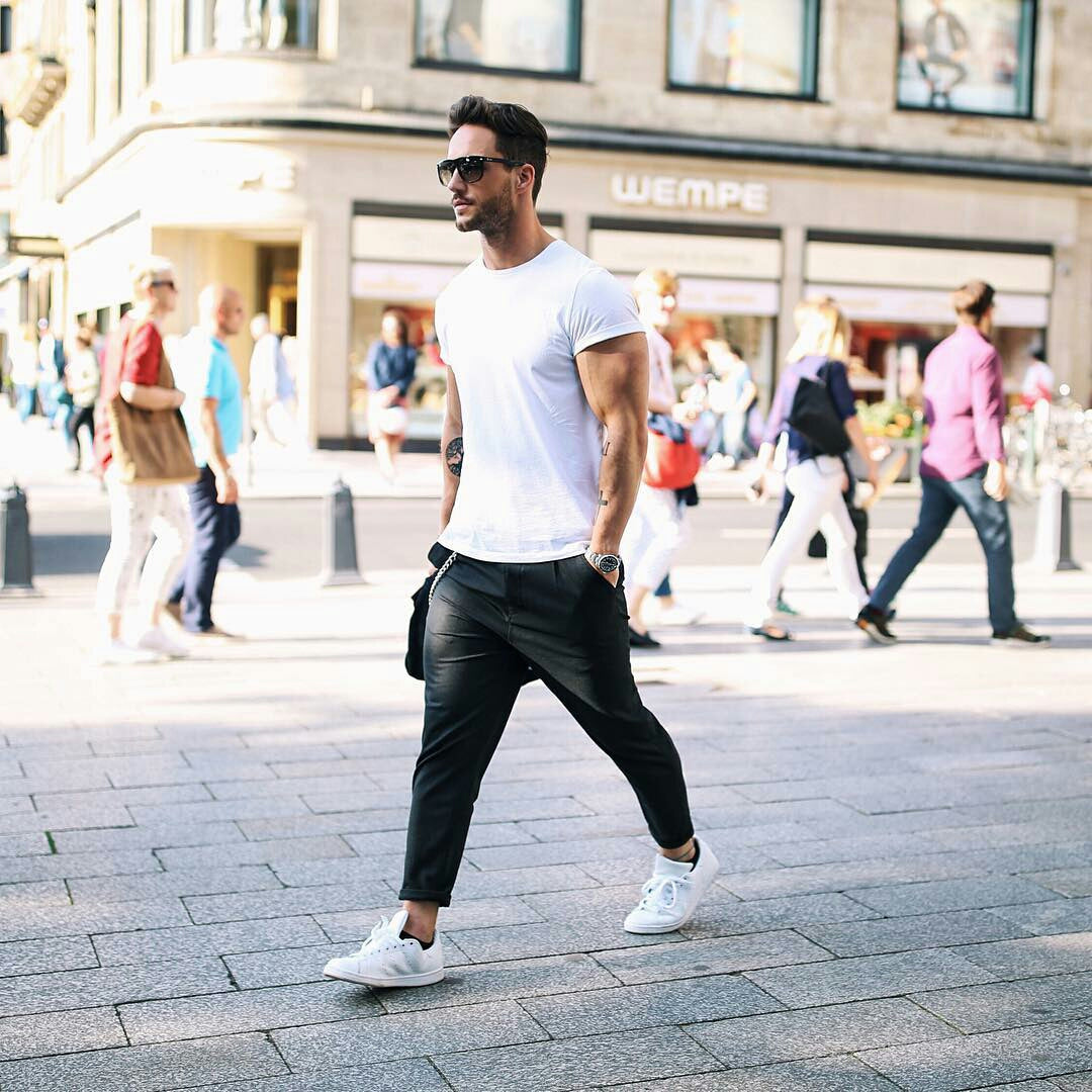 White T-shirt Outfit Ideas For Men ...